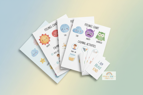 Kids Complete Trauma Recovery Bundle — printable emotional wellness activity kit for children