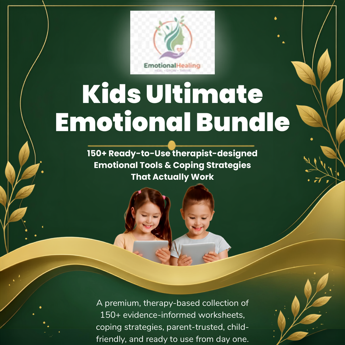 Kids Emotional Regulation  — 150+ Therapist-Designed Activities for Children (Instant Download)