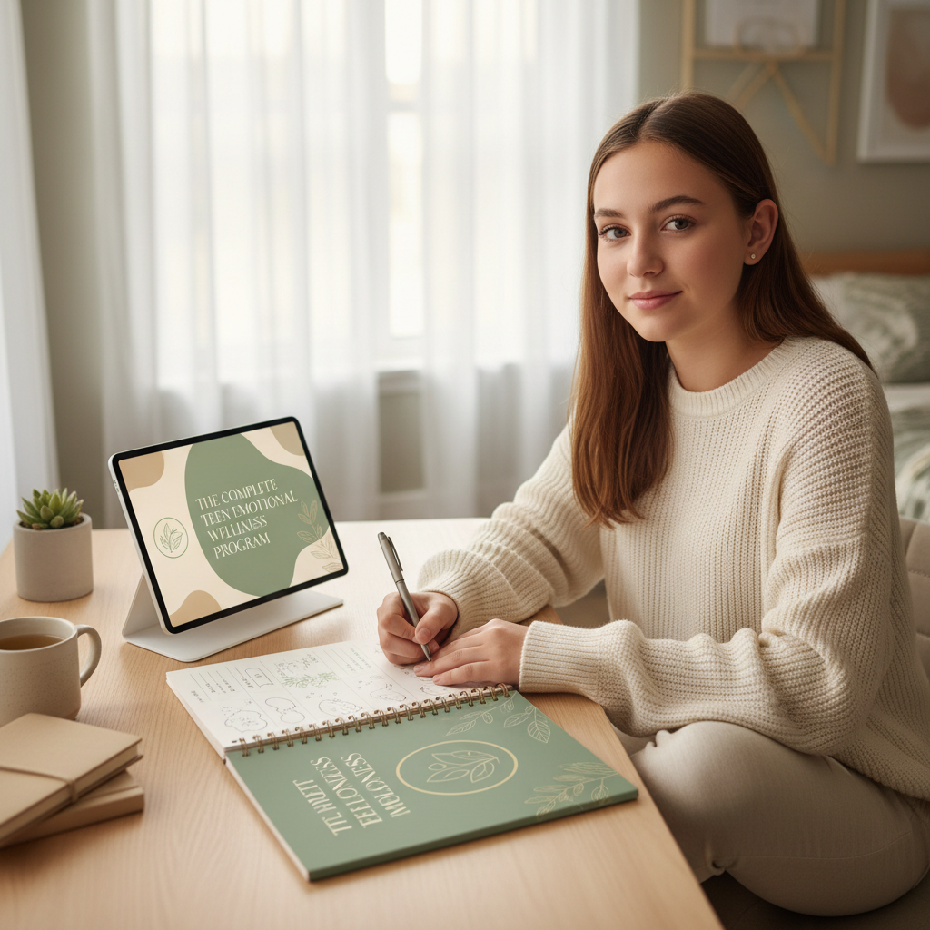 Teen Wellness Lifestyle Mockup