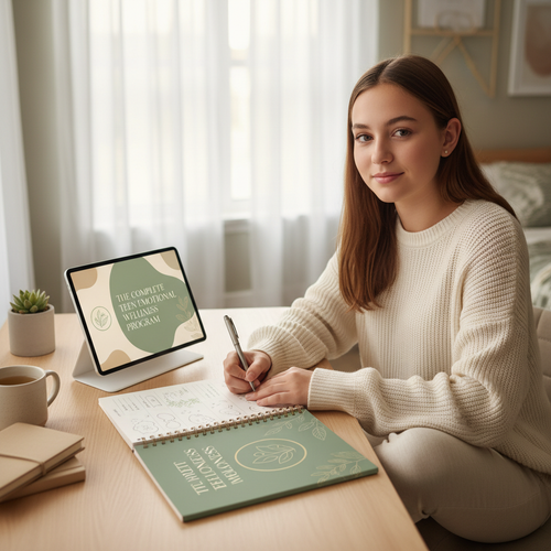 Teen Wellness Lifestyle Mockup